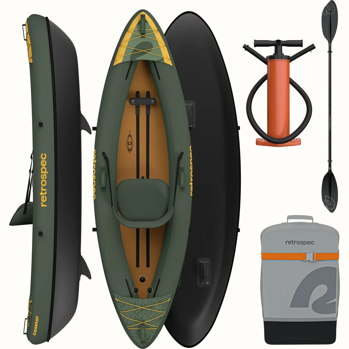 Coaster Single Inflatable Kayak - Image 2
