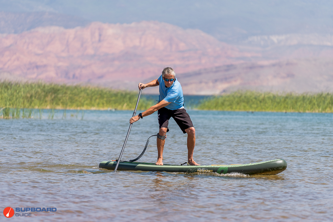 Retrospec Weekender Inflatable Stand Up Paddle Board 106 - Image 12