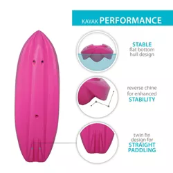 Lifetime Youth Wave Kayak with Paddle Package - Image 2