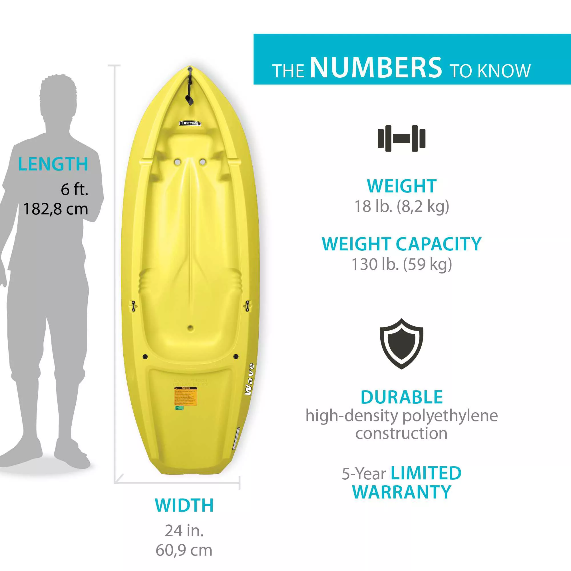 Lifetime Youth Wave Kayak with Paddle Package - Image 14