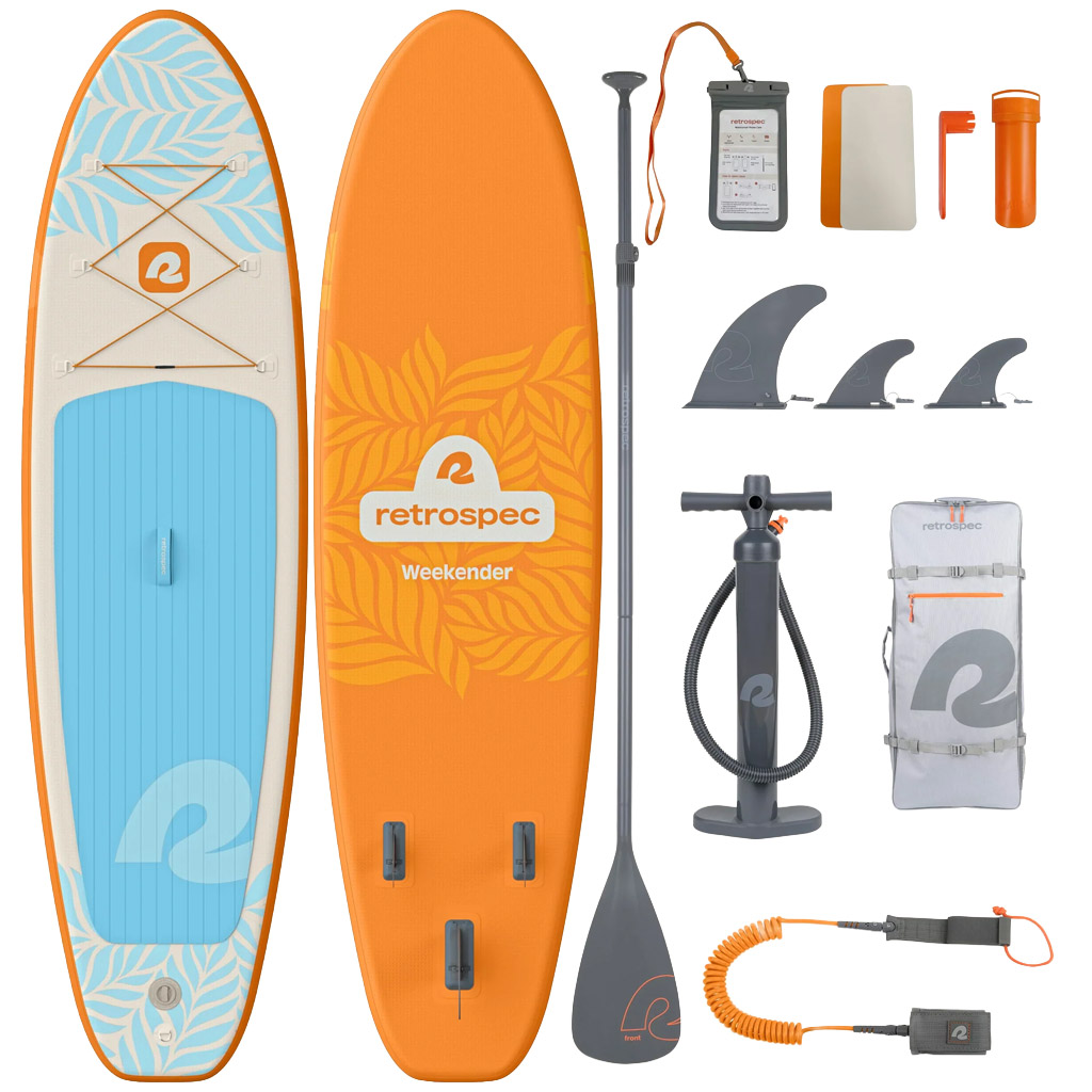 Retrospec Weekender Inflatable Stand Up Paddle Board 106 - Image 3