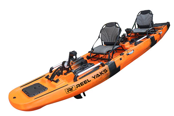 ReelYaks Rogue 14.3ft Tandem Modular Pedal Fishing Kayak - Image 5